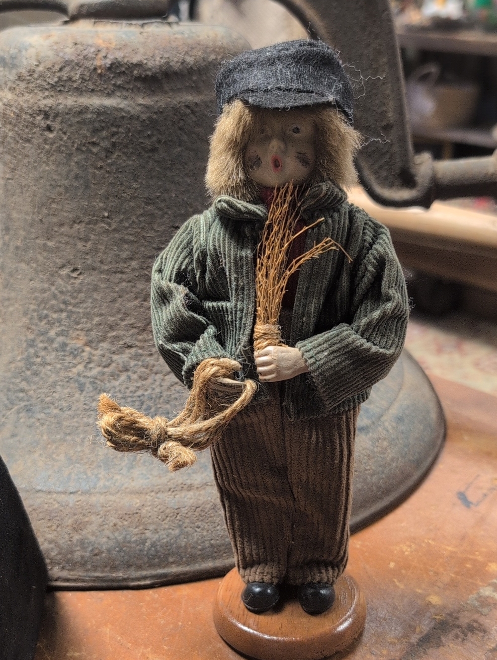Handcrafted Vintage Boy Caroler